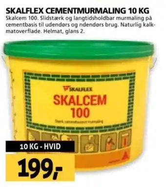 XL-BYG SKALFLEX CEMENTMURMALING 10 KG tilbud