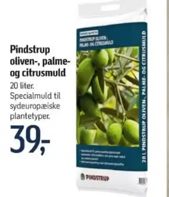 Føtex Pindstrup oliven-, palme- og citrusmuld tilbud