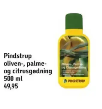 Føtex Pindstrup oliven-, palme- og citrusgødning 500 ml tilbud