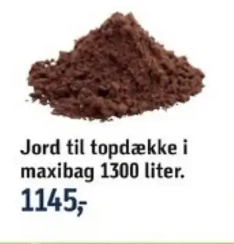 Føtex Jord til topdække i maxibag 1300 liter tilbud