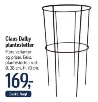 Føtex Claus Dalby plantestøtter tilbud