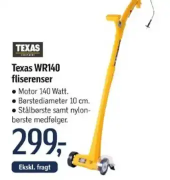 Føtex Texas WR140 fliserenser tilbud