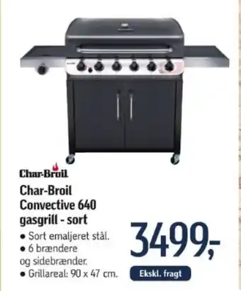 Føtex Char-Broil Convective 640 gasgrill - sort tilbud