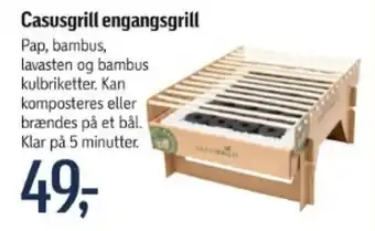 Føtex Casusgrill engangsgrill tilbud