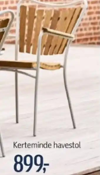 Føtex Kerteminde havestol tilbud