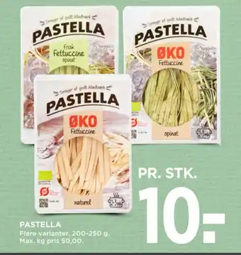 MENY PASTELLA tilbud