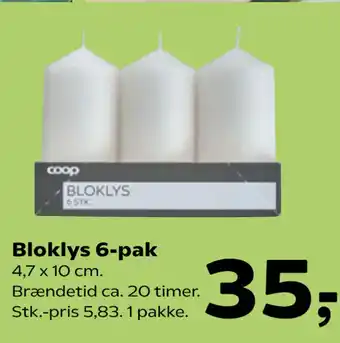 SuperBrugsen Bloklys 6-pak tilbud