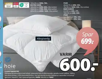 JYSK CLEAN FIBERDYNE tilbud