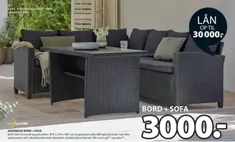 JYSK AGERMOSE BORD + SOFA tilbud