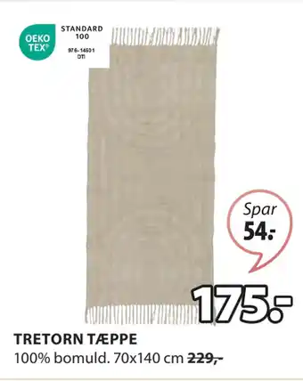 JYSK TRETORN TÆPPE tilbud