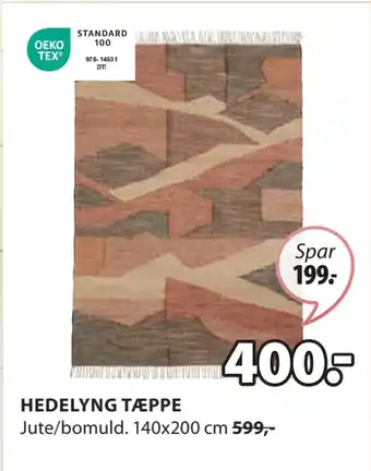 JYSK HEDELYNG TÆPPE tilbud
