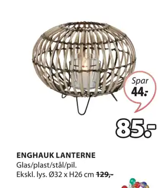JYSK ENGHAUK LANTERNE tilbud