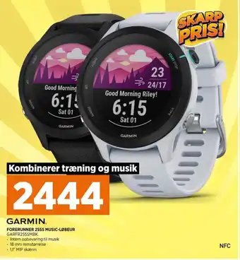 Power GARMIN. FORERUNNER 255S MUSIC-LØBEUR tilbud