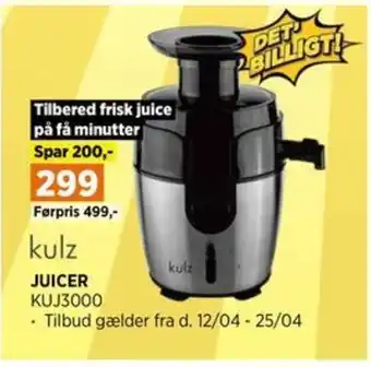 Power JUICER tilbud