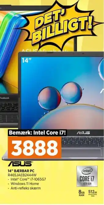 Power 14" BÆRBAR PC R465JAEB2444W tilbud