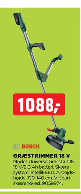 jem & fix GRÆSTRIMMER 18 V tilbud