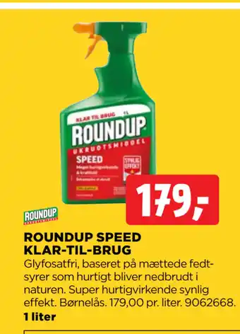 jem & fix ROUNDUP SPEED KLAR-TIL-BRUG tilbud