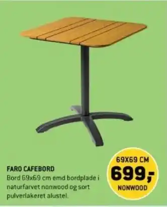 XL-BYG FARO CAFEBORD tilbud