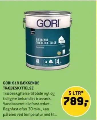 XL-BYG GORI 618 DÆKKENDE TRÆBESKYTTELSE tilbud