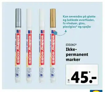Ikke- permanent marker