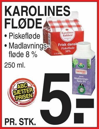 ABC Lavpris Karolines fløde tilbud