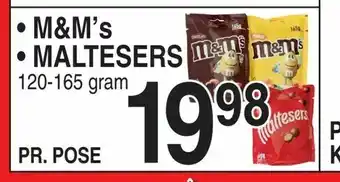 ABC Lavpris M&M's • MALTESERS tilbud