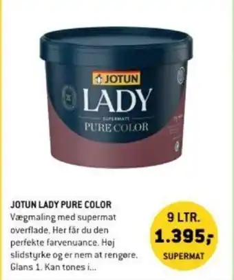 XL-BYG JOTUN LADY PURE COLOR tilbud