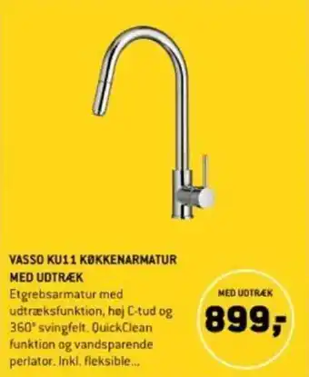 XL-BYG VASSO KU11 KØKKENARMATUR MED UDTRÆK tilbud
