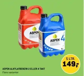 XL-BYG ASPEN ALKYLATBENZIN 2 ELLER 4 TAKT tilbud