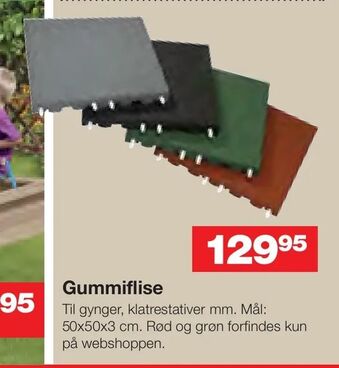 Gummiflise