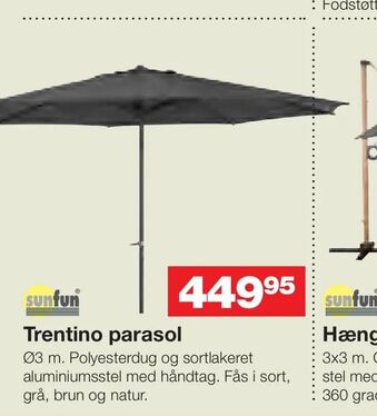 Trentino parasol