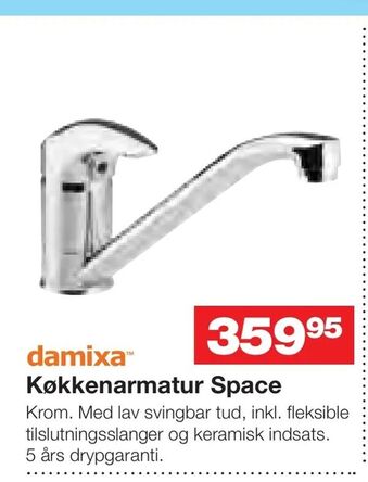 Bauhaus Køkkenarmatur Space tilbud