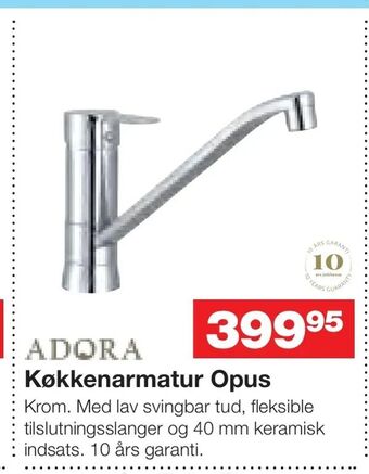 Bauhaus Køkkenarmatur Opus tilbud