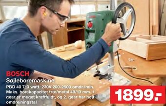 Bauhaus Søjleboremaskine tilbud