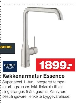 Bauhaus Køkkenarmatur Essence tilbud