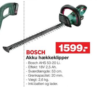 Bauhaus Akku hækkeklipper tilbud