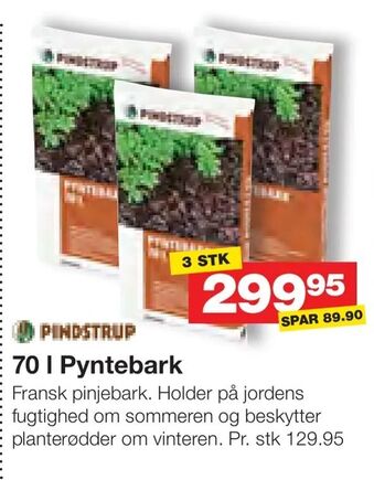 Bauhaus 70 l Pyntebark tilbud