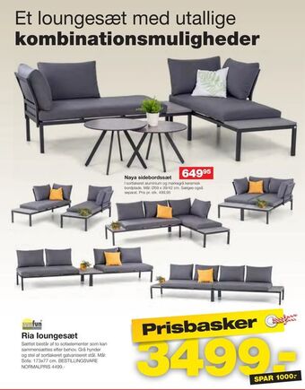Bauhaus Ria loungesæt tilbud