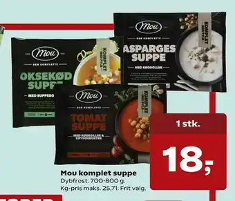 Dagli'Brugsen Mou komplet suppe tilbud