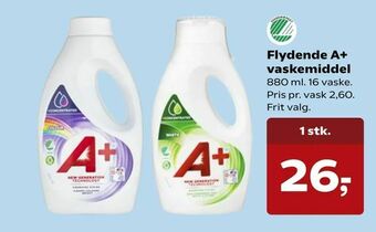 Dagli'Brugsen Flydende A+ vaskemiddel tilbud