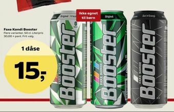 Dagli'Brugsen Faxe Kondi Booster tilbud