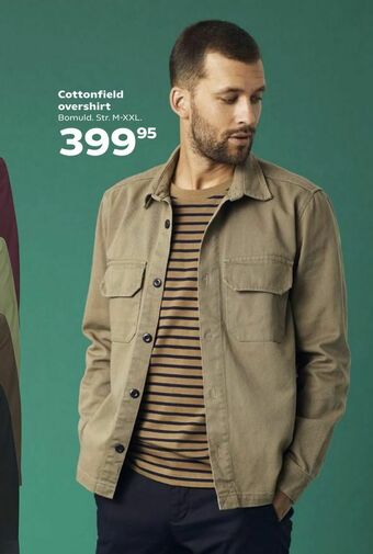 Kvickly Cottonfield overshirt tilbud