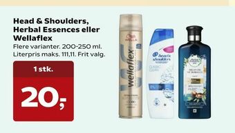 Head & Shoulders, Herbal Essences eller Wellaflex