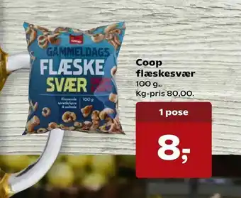 Kvickly Coop flæskesvær tilbud