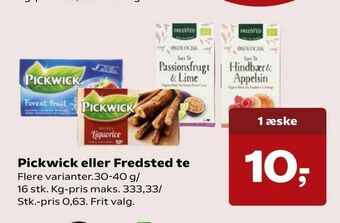 Pickwick eller Fredsted te
