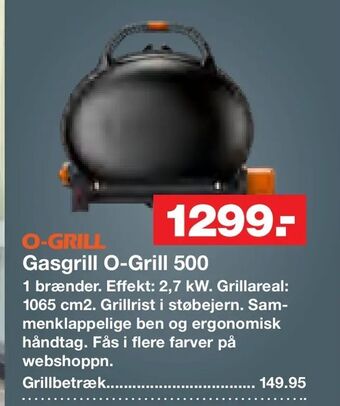 Bauhaus Gasgrill O-Grill 500 tilbud
