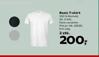 Kvickly Basic T-shirt tilbud