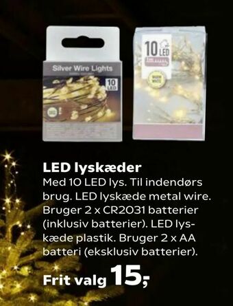 Kvickly LED lyskæder tilbud