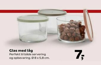 Kvickly Glas med låg tilbud
