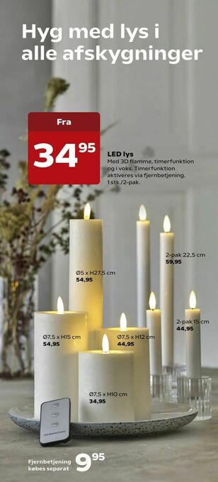 Kvickly LED lys tilbud